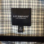 Liverpool Los Angeles Houndstooth Plaid Jacket Boyfriend Blazer Women’s Medium Photo 2