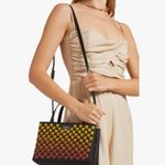 Kate Spade  New York Sam Icon Floral Embellished Nylon Small Tote - Black Multi Photo 0