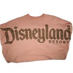 Disneyland Long Sleeve Spirit Jersey Oversized T-Shirt Peach Pink Gold Glitter Photo 49