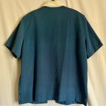 Alfred Dunner Navy Blue Textured 2 Piece Pantsuit Size 14 Photo 3