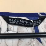 Bloomchic NWT  Women’s Floral Print Faux Wrap Flutter Sleeve Leg Slit Maxi Dress Photo 8