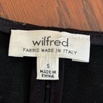 Wilfred Aritzia black and white zipper front long sleeve dress size Small Photo 2