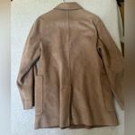 Weatherproof  Tan Peacoat Jacket Suede Feel Photo 2