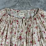 Denim & Supply Ralph Lauren ‎ Floral Blouse Ruffle Trim Boho Peasant Top Medium Photo 3