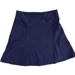 Title Nine  Navy Jersey Active Swing Skirt | Small Photo 0
