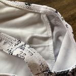 Snake Print Black and White Bikini Top Size Small Photo 6
