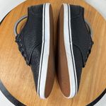 Vans  Atwood Perforated Leather Low Top Lace Up‎ Sneakers Black Womens 10 Photo 4