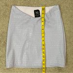 Naked Wardrobe  Faux Leather Croc Mini‎ Skirt Lavender Purple S Photo 7