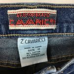 Z Cavaricci Vintage Blue Flair Wide Slit Leg Rivet Waist Jeans 11 Size undefined Photo 11