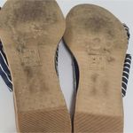 Dolce Vita Dv8 knotted Navy Blue/White Slides Size 9 Blue Photo 6