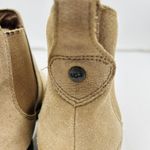 UGG  Women’s Brown Suede Chelsea Boots 1009210 Size 7 Fur Lined Photo 9