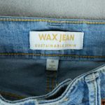 Wax Jean  Shorts Womens M (27x2.5) Blue Stretch DIstressed Booty Hot Pants Photo 5