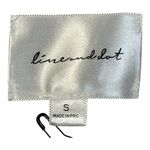 Line and Dot  Day Break Puff Sleeve White Mini‎ Dress Tie Front Size Small NWT Photo 5