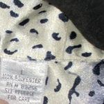 Liz Baker Intimates  Animal Print Silky Button Up Pajama Top Photo 3