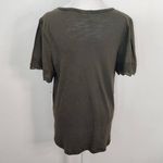 Ny Collection  Green Knit Top Eyelet Lace Sleeves NWT Size Small Green Blouse Photo 3