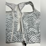 Sam Edelman geometric zip front sports bra size small Photo 3