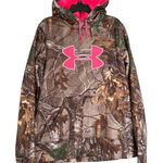 Under Armour  women’s S‎ Real Tree camo hoodie pink detail Photo 0