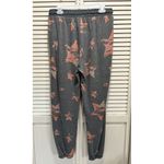 White Birch  Gray/Oange Camo Stars Sweatpants Elastic Tie‎ Waist Pockets Size XL Photo 2