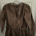 J.Crew NWOT  Tie Waist V Neck Midi Dress Photo 7