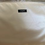 Lancome Train Case Travel Bag Makeup Large Square Gold Zipper Photo 5