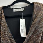 All in Favor NWT Metallic Tie Waist Pant Romper Photo 6