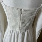 Aritzia Sunday Best Long Sleeve White Mini Dress Size Small Photo 6