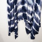 Fifteen Twenty Blue Tie Dye Handkerchief Hem Midi Dress Size XS Photo 4