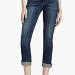 Lucky Brand Dark Blue Cropped Jeans Women's Sweet N Crop Dark Lorenzo Size 14/32 Photo 0