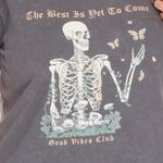 Electric Pink  Skeleton Graphic Tee Photo 2