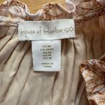 House of Harlow 1960 Floral Boho Long Sleeve Mini Dress Brown White Size M Size M Photo 6