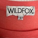 Wildfox Sz L Wake Me At Sunrise Coral Sweatshirt Photo 6