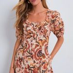 NWT Love the Label Fiona Floral Lainy Dress Sz XS Orange Photo 0