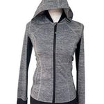 Lululemon Daily Practice Jacket Women’s Size 4 Space Dye Camo Black Hooded Photo 0