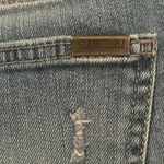 Jennifer Lopez  Low Rise Bermuda Cutoff Style Jean Shorts Medium Blue Denim 0 Photo 6