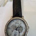 Disney Vintage  Crystal Rhinestone Stainless Steel Watch Photo 3