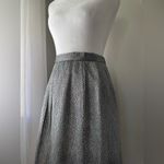 Carlisle Vintage ‘90s  Black & Silver Metallic Textured Maxi Skirt Photo 2