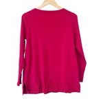 Chico's  Red Front Pocket Sweater Sz M Photo 4