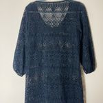Ralph Lauren  black crochet coverup tunic dress Photo 2
