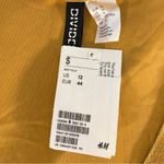 H&M   Gold Velvet Bodycon Mini Dress Women’s 12 Deep V Party NYE Holiday NWT Photo 6