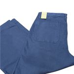 Madewell ✨ NWT  Emmett Slim Wide-Leg Pants Navy Blue Size 31 ✨ Photo 10