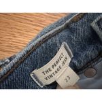 Madewell  Jeans Womens 23 Blue The Perfect Vintage Crop Fray Hem Denim Stretch Photo 9