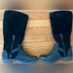 UGG  Thomsen Black Suede Knee-High Shearling Lined Winter Boots in Black.  Size 6 Photo 2