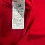 Banana Republic  Red Sweater Extra Fine Merino Crew Neck Petite Medium Holiday Photo 5