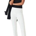 Spanx Women’s On-The-Go Ankle Slim Straight Pants Size M White Pull On 20372R Photo 0