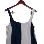 Dissh Cream Black Color Block Linen Mini Dress sz US 8 Photo 3