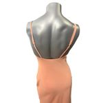 Abercrombie & Fitch  Peach Cowl Neck Maxi Dress Small Spaghetti Strap Wedding Photo 3