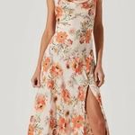 ASTR The Label Gaia Orange Cream Dress Sz S Photo 0