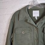 Avec Les Filles NWT Green Olive Trendy Utility Shirt Jacket size ZS Photo 4