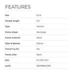 Fendi  Black Multicolored Women’s Designer Frames Glasses Spectacles Photo 10