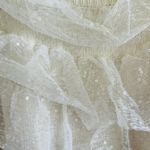 ZARA  Ivory Ruffled Oversized Sweater - S Photo 5